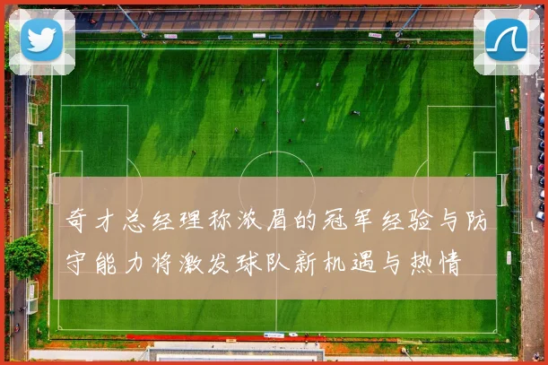 奇才总经理称浓眉的冠军经验与防守能力将激发球队新机遇与热情
